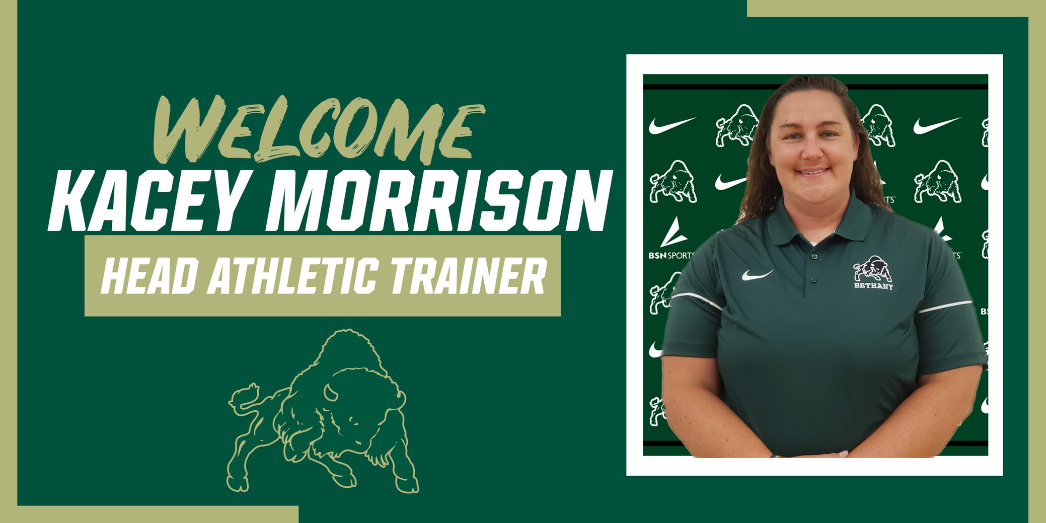Morrison Joins Bethany College at Head Athletic Trainer