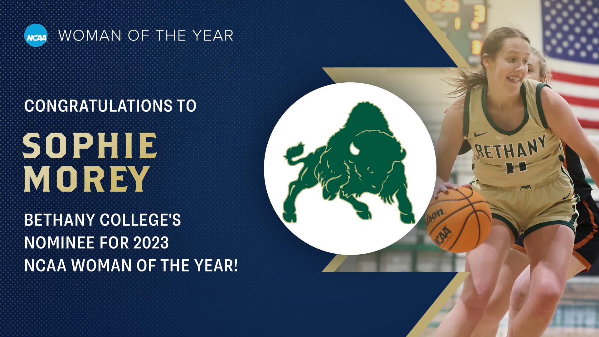 Women's Basketball: Morey Nominated by PAC for 2023 NCAA Woman of the Year