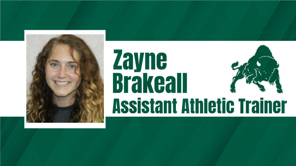 Bethany College announces Zayne Brakeall as Assistant Athletic Trainer