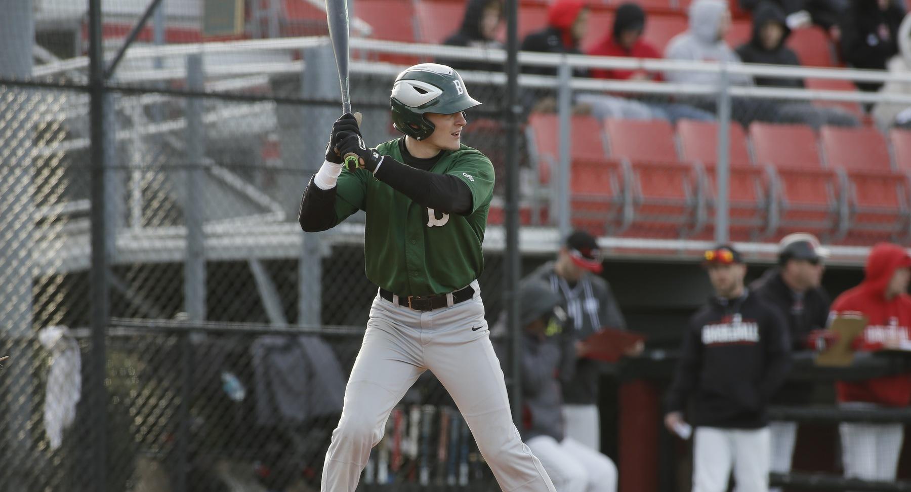 Baseball edged out twice by Marywood