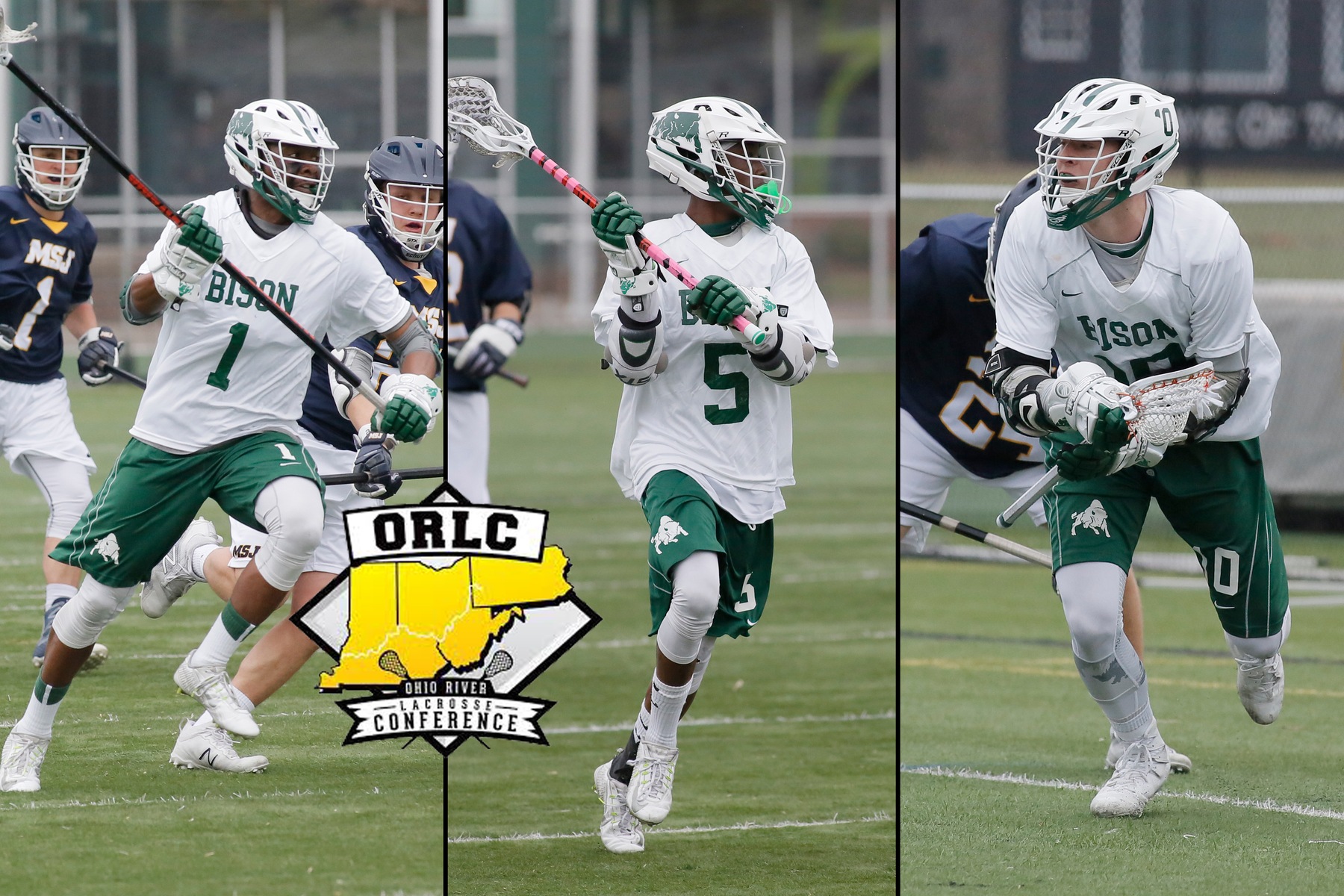 Men's lacrosse places six on All-ORLC teams