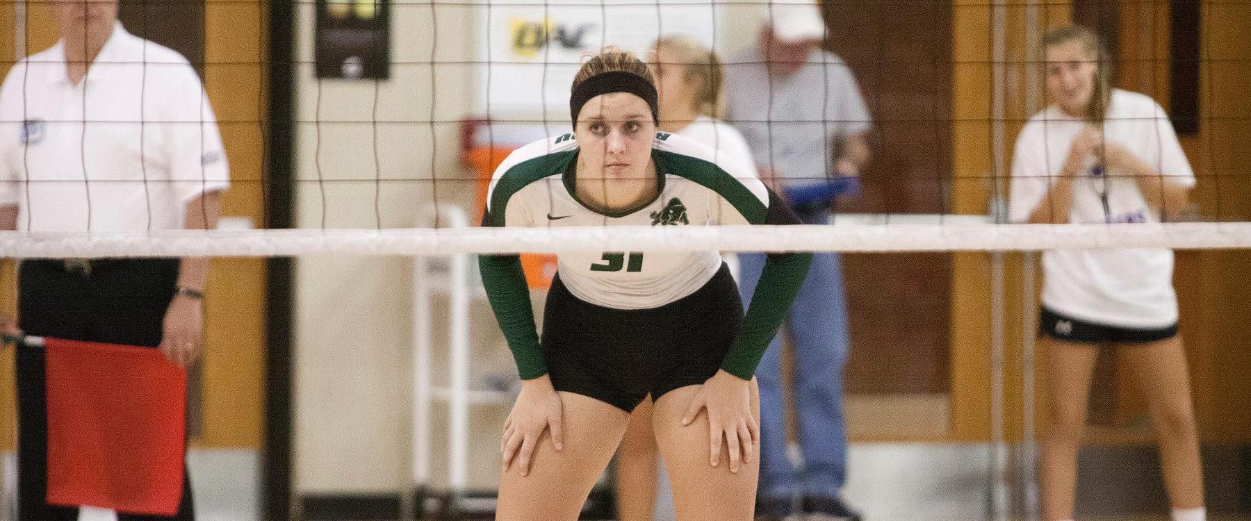 Bethany Volleyball Drops Two on First Day of CMU Tournament