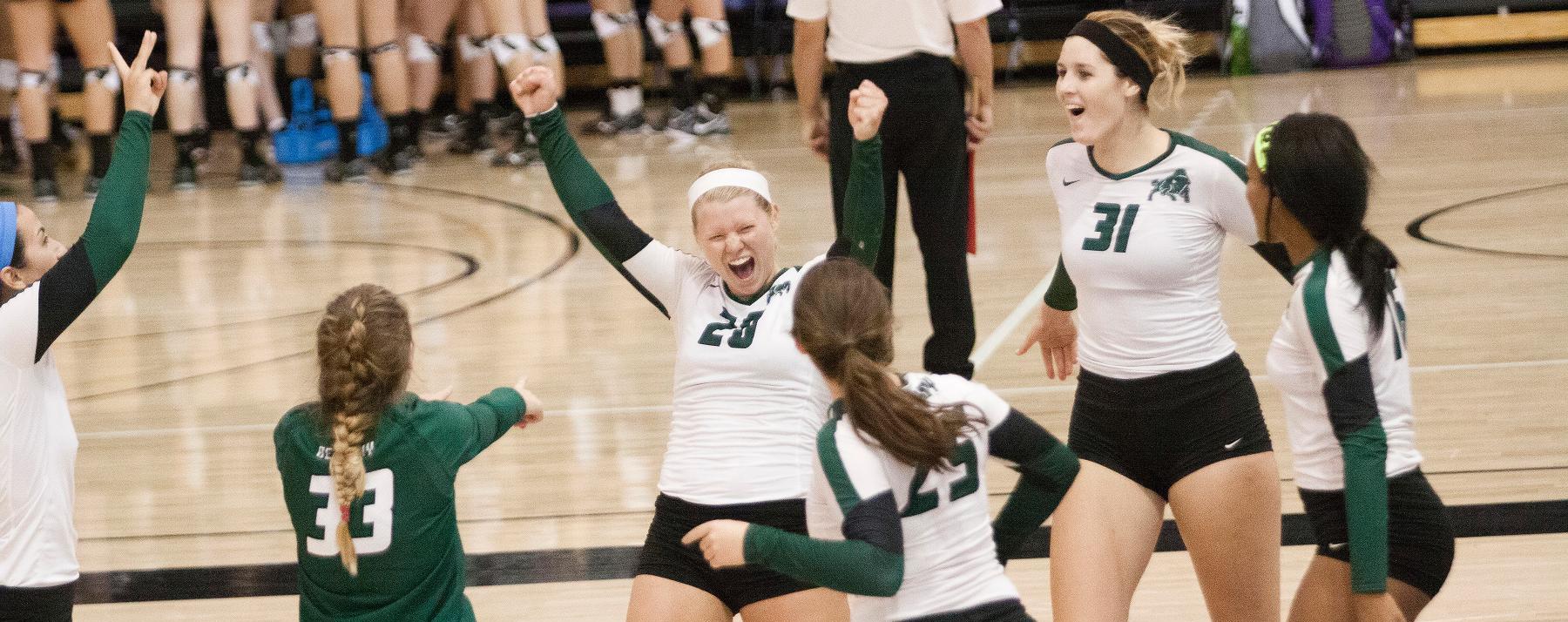 Bison Volleyball Takes Two in Mount Union Tournament