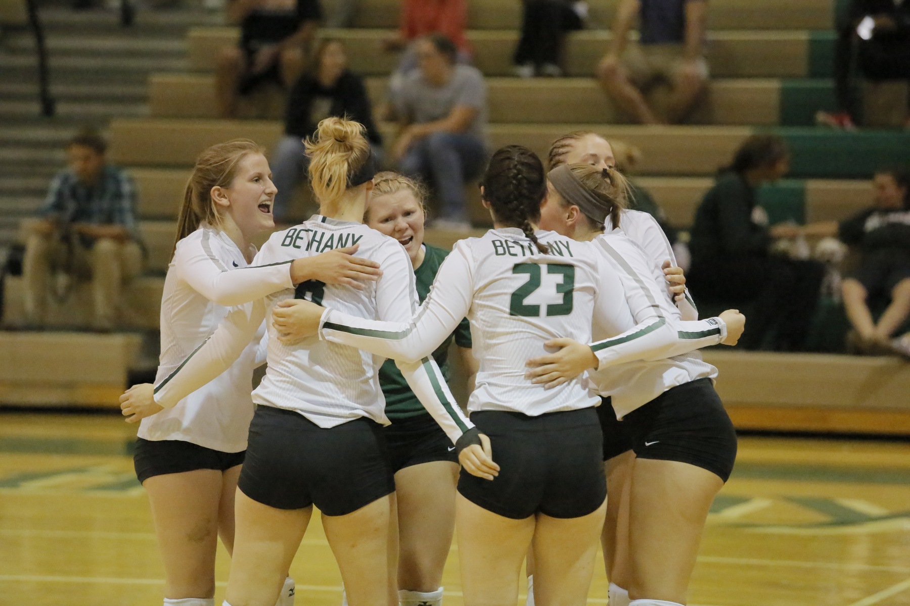Bison Sweep the Jackets in Annual Dig Pink Game