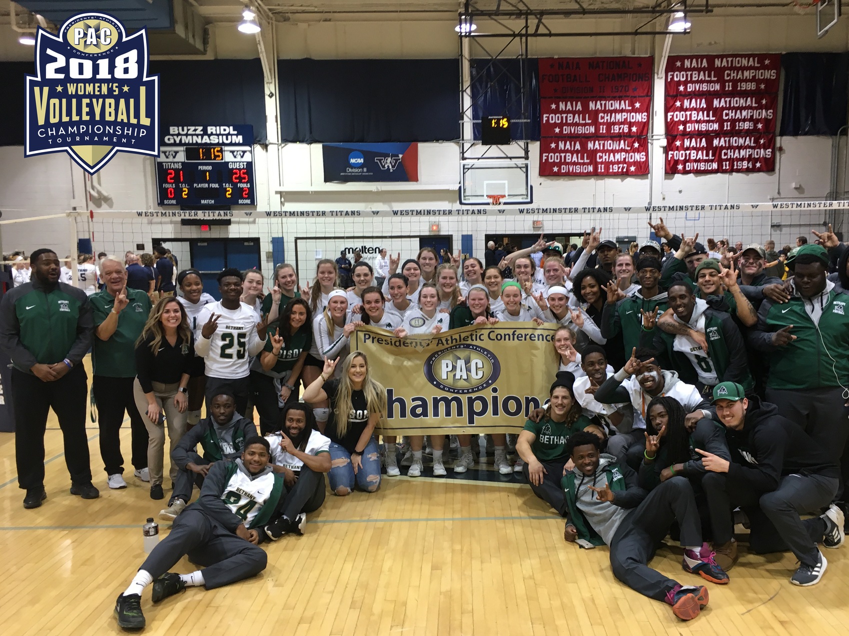 Bethany Clinches PAC Championship Title With Sweep Over Westminster