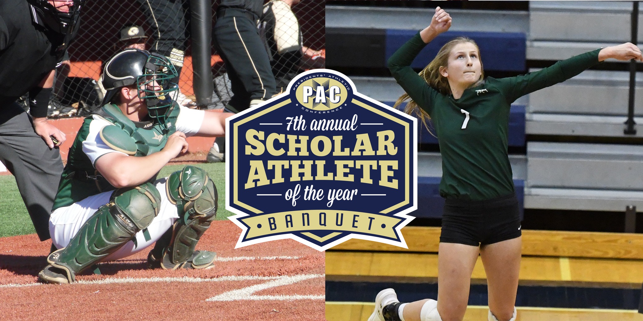 Anselmino and Sparks Recognized as PAC Scholar-Athletes