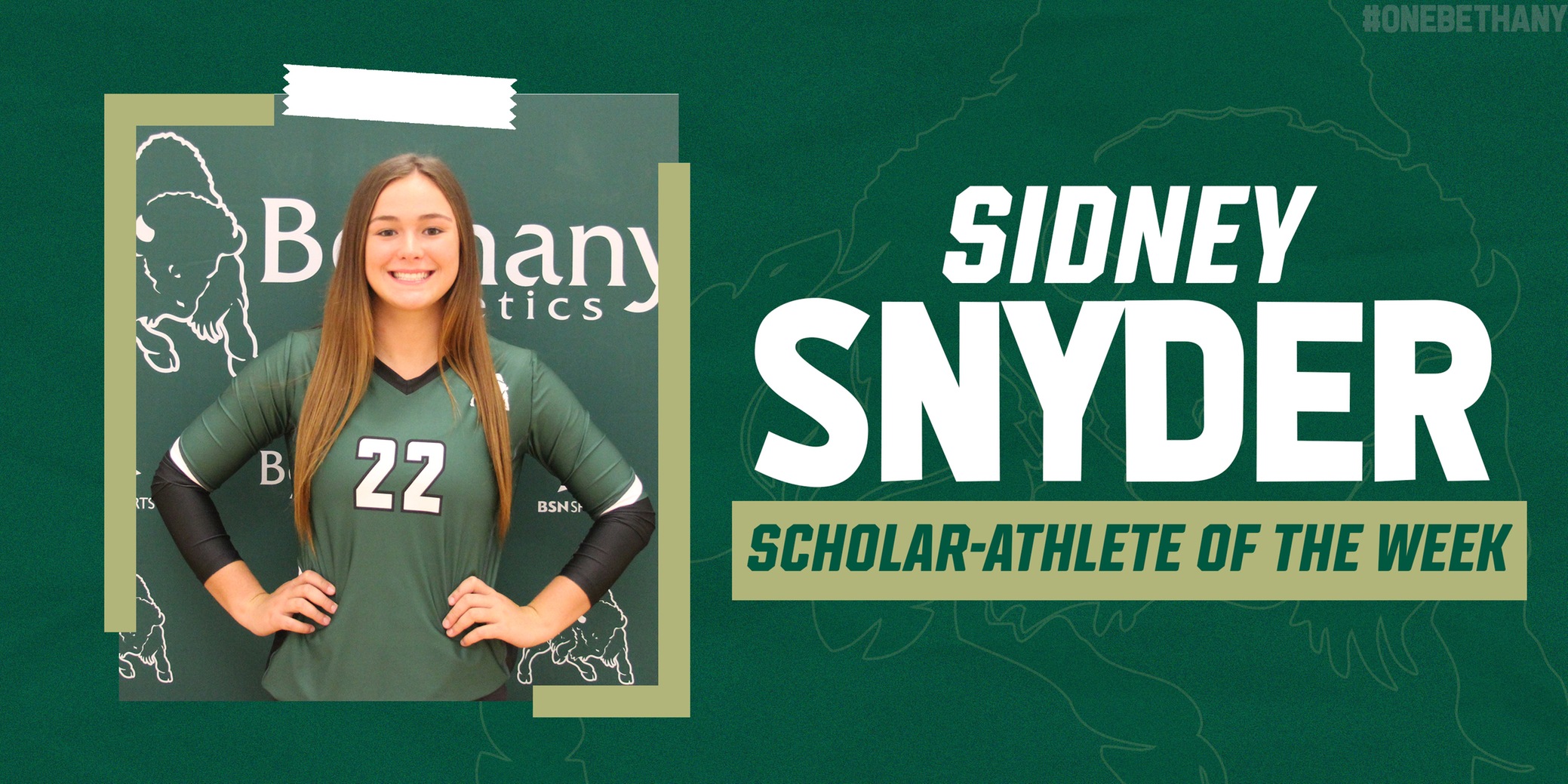 Bison Scholar-Athlete Spotlight: Sidney Snyder