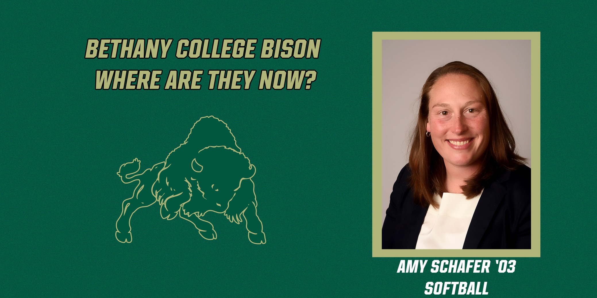 Where Are They Now Series - Amy Schafer '03, Softball