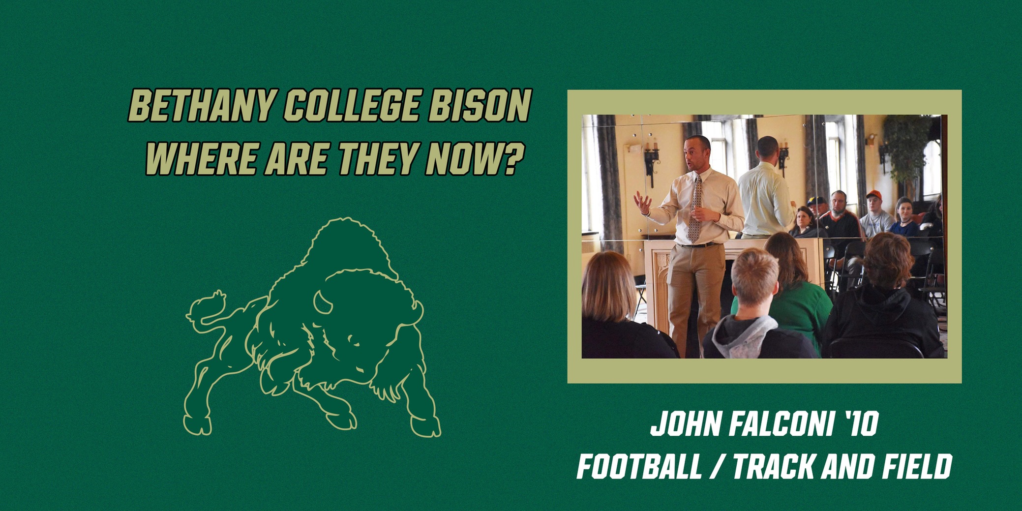Where Are They Now Series -John Falconi '10, Football / Track and Field