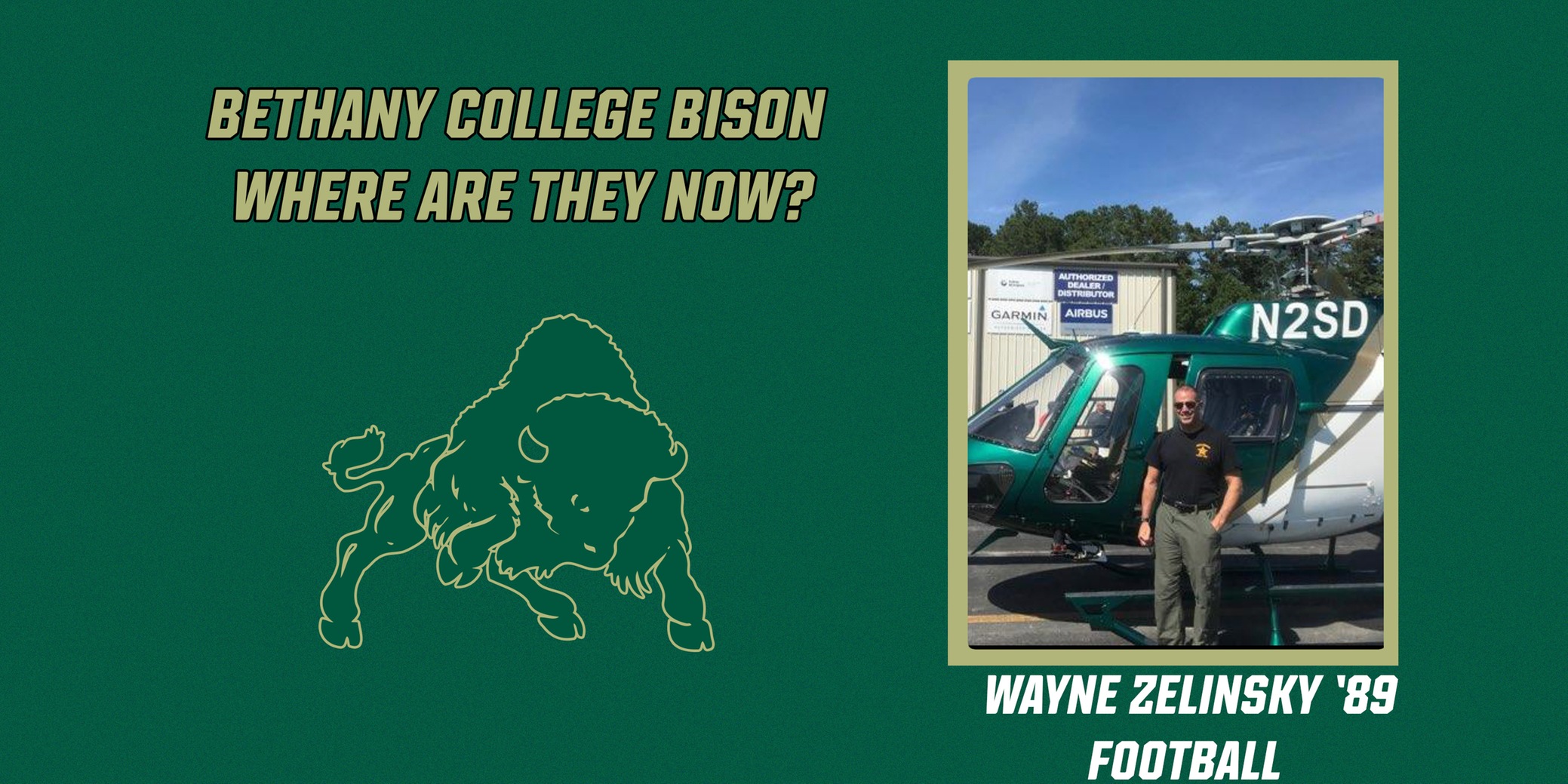 Where Are They Now Series - Wayne Zelinsky '89, Football