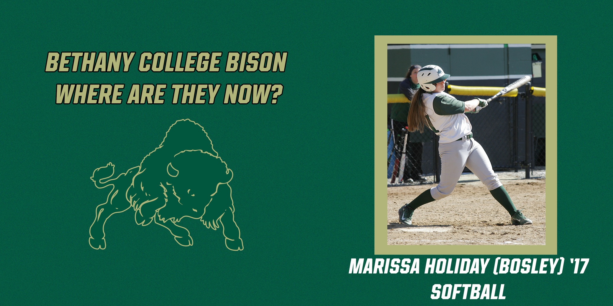 Where Are They Now Series - Marissa Holiday (Bosley) '17, Softball