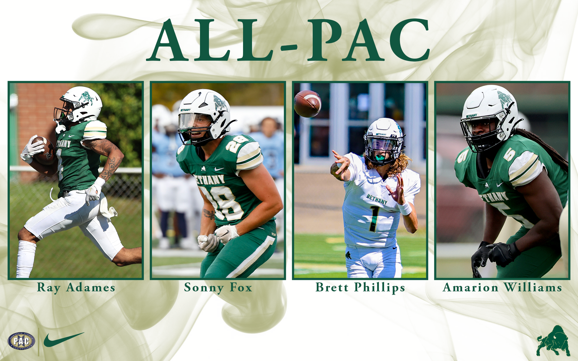 Four Named PAC Honorable Mention