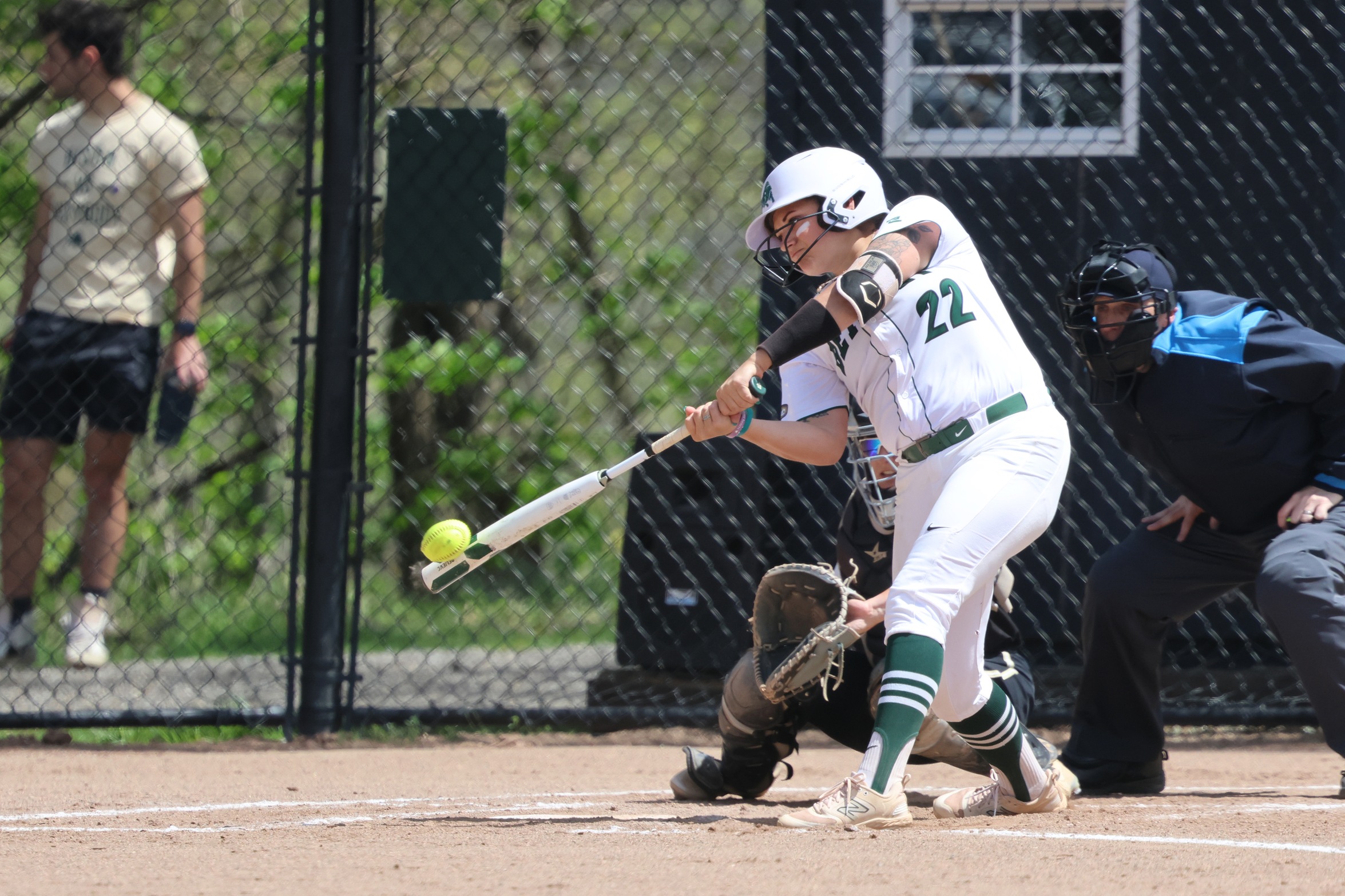 Softball: Bison Swept by Geneva at Home