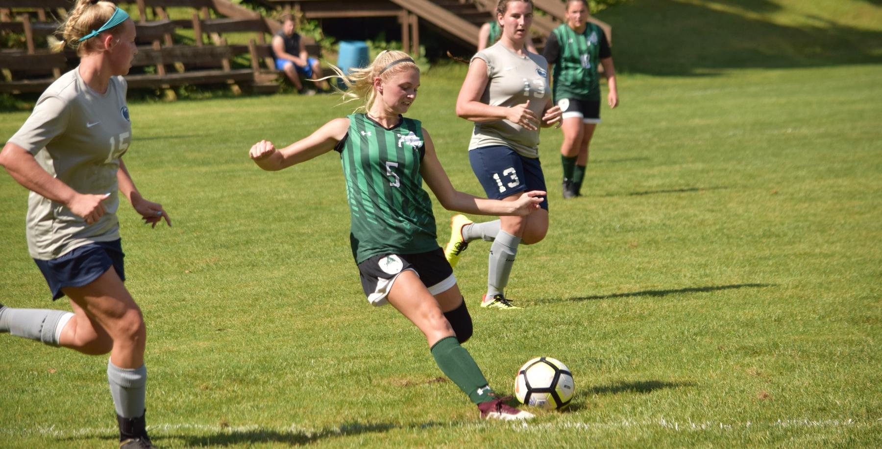 Chambers' goals lift Bison past Franciscan, 2-1
