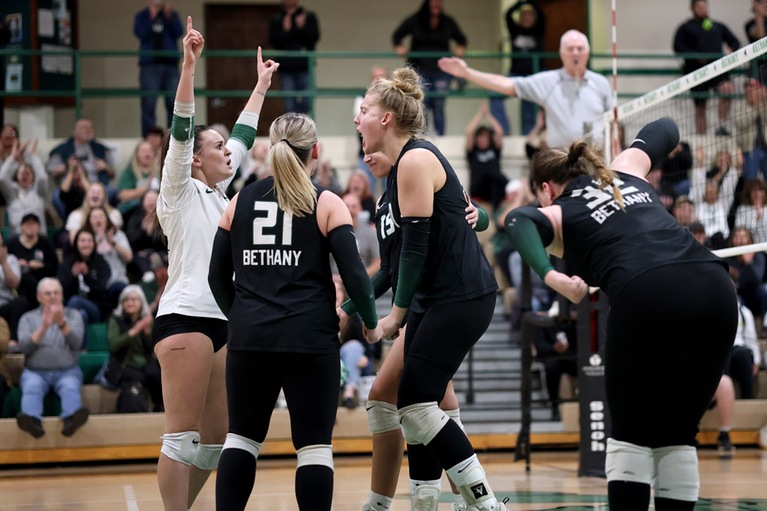 Thumbnail photo for the Women's Volleyball vs. Allegheny (PAC Semi-Finals) gallery